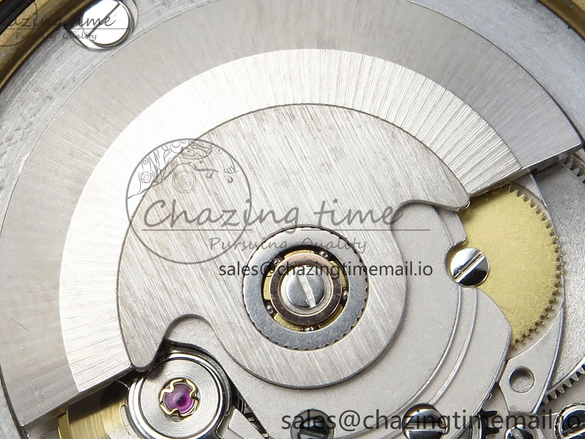 Bracelet Black 40 QF Diamonds Weight) Best YG on DayDate A2836 Dial V5 (Gain Bezel President Green Edition 1:1 0429